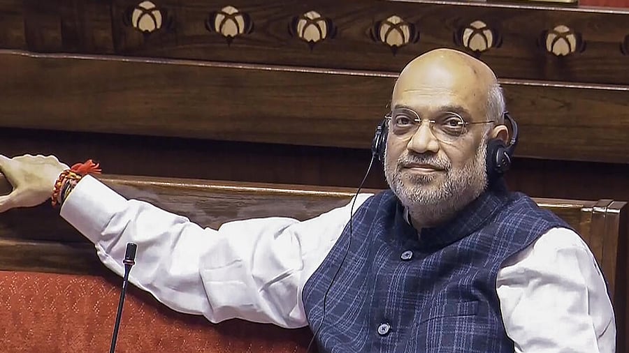 <div class="paragraphs"><p>Union Home Minister Amit Shah in the Rajya Sabha during the Winter session of Parliament, in New Delhi, Monday, Dec. 11, 2023.</p></div>