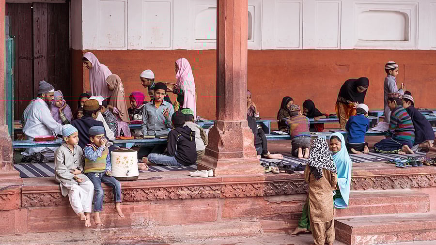<div class="paragraphs"><p>Representative image of students at a madrassa.</p></div>