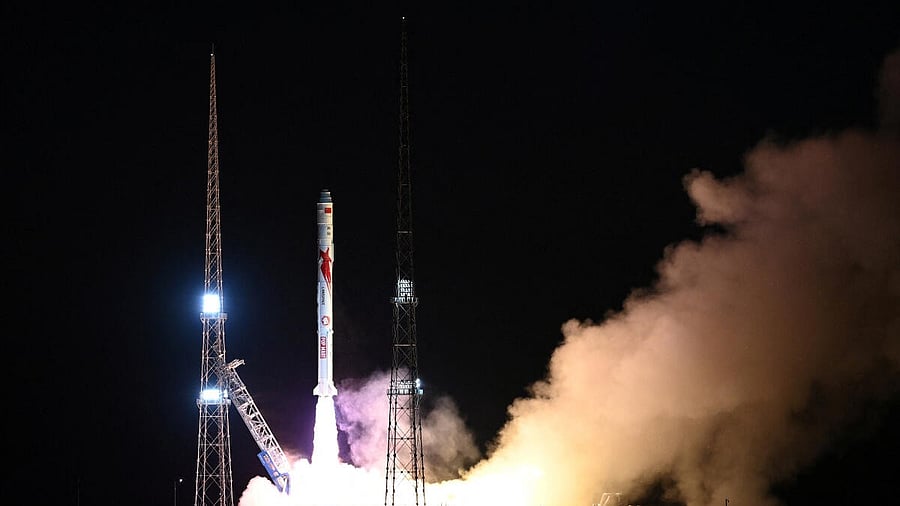 <div class="paragraphs"><p> Jiuquan Satellite Launch Center in northwest China.</p></div>