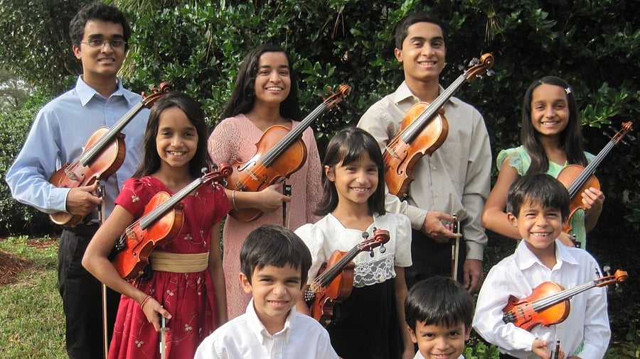 The Abreo family from Bangalore.