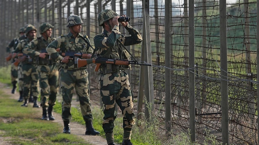 <div class="paragraphs"><p>Representative image of Border Security Force (BSF) personnel patrol.<br></p></div>