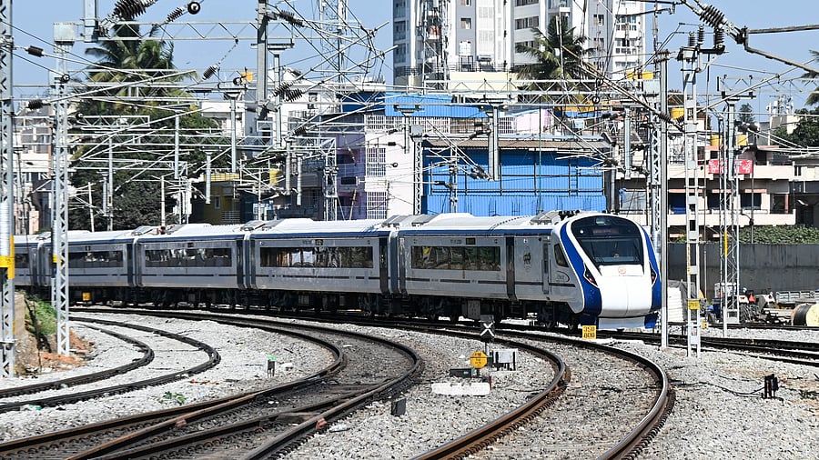 <div class="paragraphs"><p>The Vande Bharat Express.</p></div>