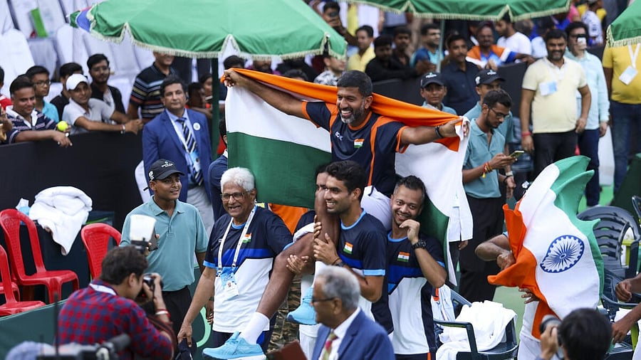 <div class="paragraphs"><p>India's 2023 Davis Cup team.</p></div>