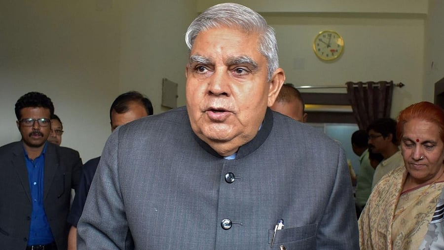 <div class="paragraphs"><p>Jagdeep DhankharVice President of India.<br></p></div>