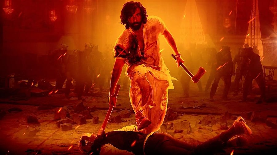 <div class="paragraphs"><p>Ranbir Kapoor in a still from the movie 'Animal'.</p></div>