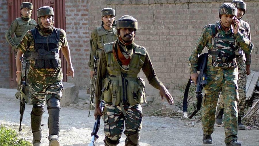 <div class="paragraphs"><p>File photo of Army personnel in Rajouri.&nbsp; </p></div>