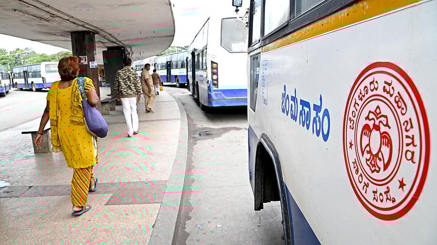<div class="paragraphs"><p>BMTC buses. </p></div>