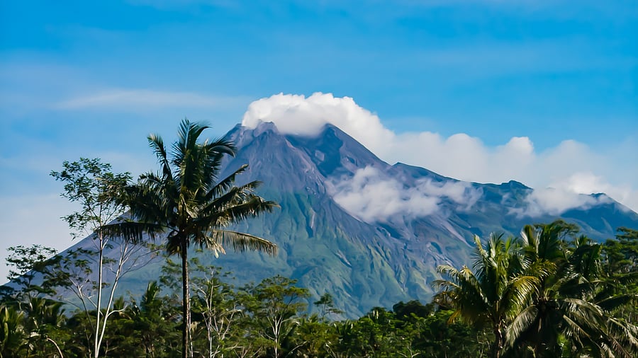 <div class="paragraphs"><p>Indonesia's Marapi volcano.</p></div>