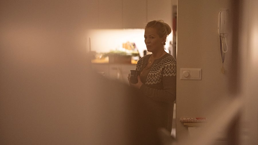 <div class="paragraphs"><p>Kristin Maria Birgisdottir, 43, stands in a kitchen at her rented home, after she evacuated with her family from their home in an Icelandic fishing town of Grindavik over fears that a volcanic eruption was imminent.</p></div>