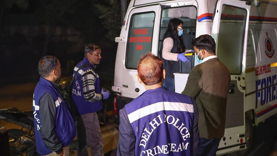 <div class="paragraphs"><p>Delhi police have beefed-up security in the national capital after Tuesday's blast near the Embassy of Israel in the Chanakyapuri diplomatic enclave, in New Delhi.</p></div>