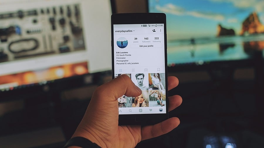 <div class="paragraphs"><p>Representative image of a person using Instagram. </p></div>