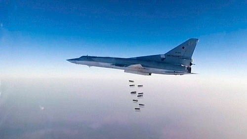 <div class="paragraphs"><p>Representative image of an airstrike in northern and eastern Syria. </p></div>