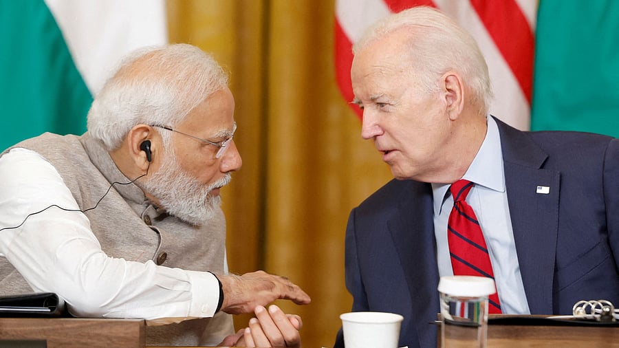 <div class="paragraphs"><p>US President Joe Biden and India's Prime Minister Narendra Modi</p></div>