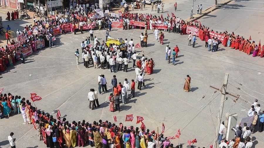 <div class="paragraphs"><p>A file image of a protest by Joint Committee Trade Union (JCTU) and various organisation members.</p></div>