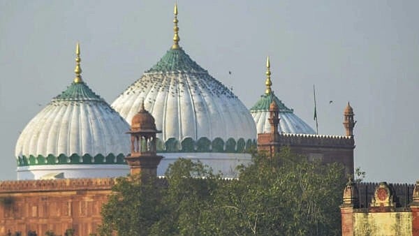 <div class="paragraphs"><p>Shahi Idgah mosque and Shri Krishna Janmabhoomi Temple.</p></div>