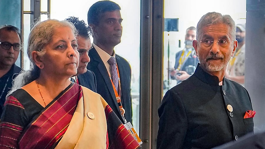 <div class="paragraphs"><p>File Photo: Union Finance Minister Nirmala Sitharaman and External Affairs Minister S Jaishankar.</p></div>