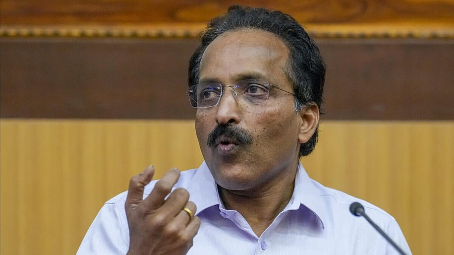 <div class="paragraphs"><p>ISRO Chairman S. Somanath during a press conference after the successful launch of PSLV-C58 which carried an X-ray polarimeter satelite and 10 other satelites, in Sriharikota. </p></div>