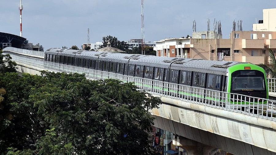 <div class="paragraphs"><p>Bengaluru metro service. </p></div>
