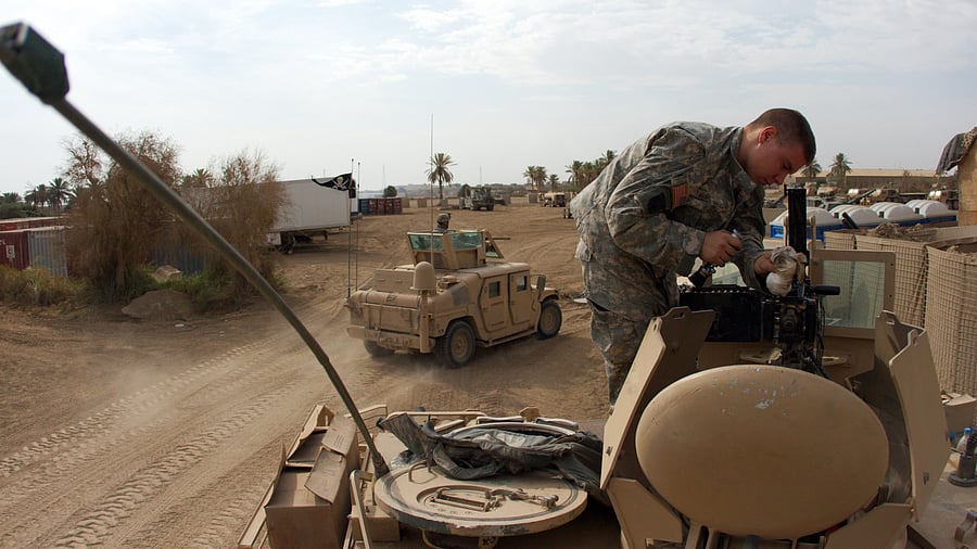 <div class="paragraphs"><p>A US soldier on top of a M113 Armored Personnel Carrier (APC) in Ramadi, Iraq. Representative image.</p></div>
