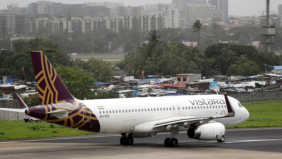 <div class="paragraphs"><p>A Vistara passenger aircraft.</p></div>