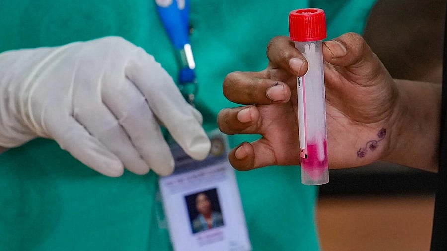 <div class="paragraphs"><p>Representative image showing a Covid test.</p></div>