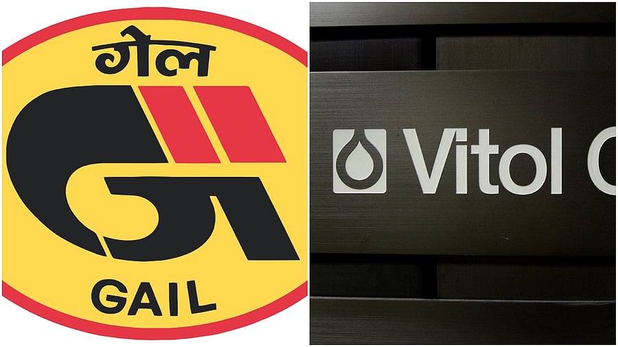 <div class="paragraphs"><p>A collage of GAIL and Vitol Group is seen here. </p></div>