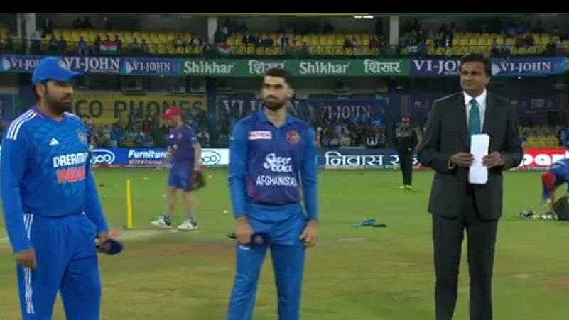 <div class="paragraphs"><p>India skipper Rohit Sharma and Afghanistan's Ibrahim Zadran</p></div>