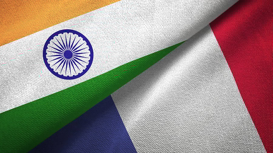 <div class="paragraphs"><p>Representative image showing India and France's National flags.</p></div>