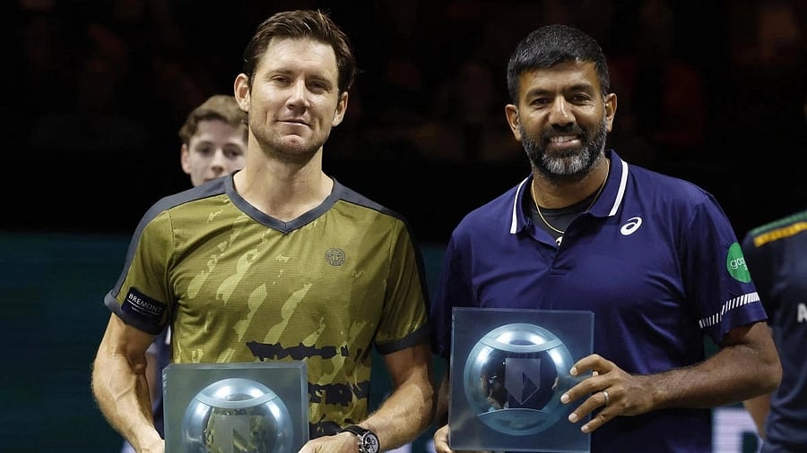 <div class="paragraphs"><p>Rohan Bopanna and his Australian partner Matthew Ebden.</p></div>