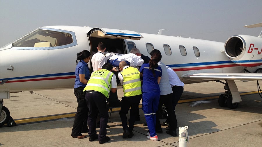 Yelahanka-based ICATT has access to 15 fixed-wing aircraft and two helicopters for domestic and international transfers.