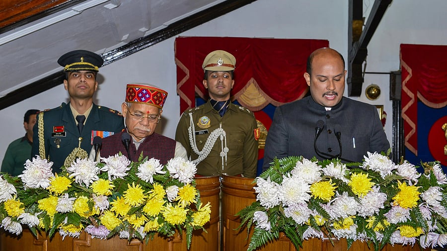 <div class="paragraphs"><p>Yadvinder Goma (right) who was recently added to the Himachal ministry got the sports portfolio. </p></div>