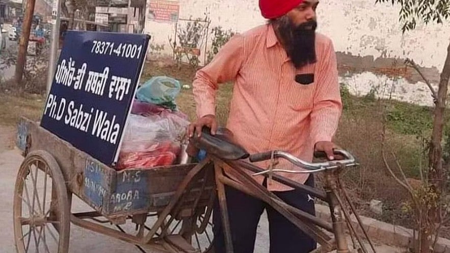 <div class="paragraphs"><p>Punjab's PhD Sabzi Wala</p></div>