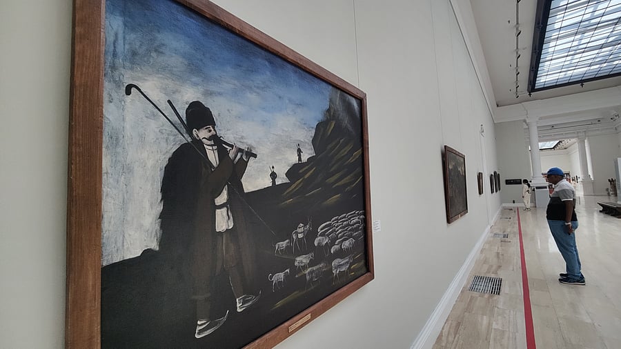 <div class="paragraphs"><p>One of Pirosmani's paintings. </p></div>