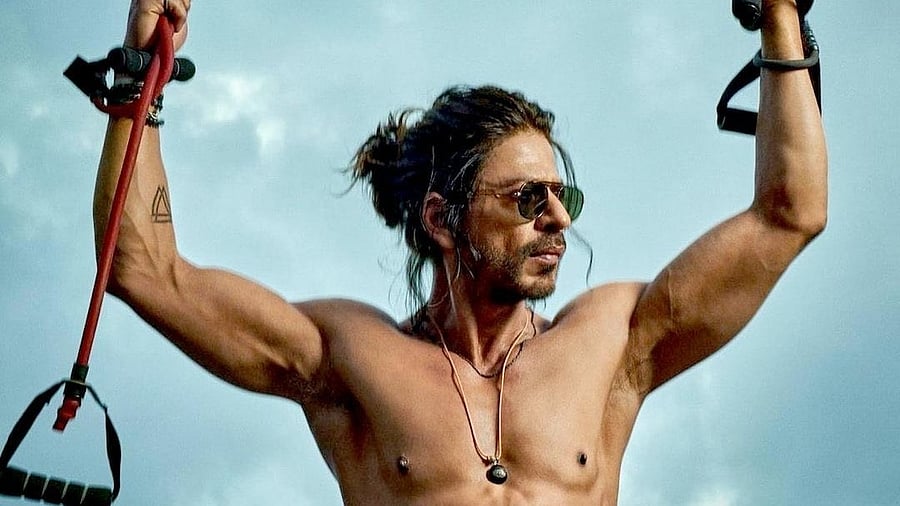 <div class="paragraphs"><p>SRK in Pathaan movie. </p></div>