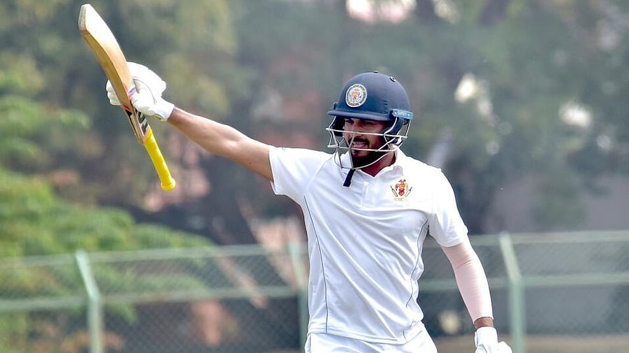 <div class="paragraphs"><p>Manish Pandey celebrates his century against Punjab on Saturday.</p></div>