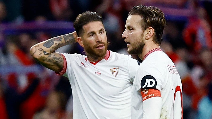 <div class="paragraphs"><p>Ivan Rakitic (right) will make his Saudi Pro League debut soon.</p></div>