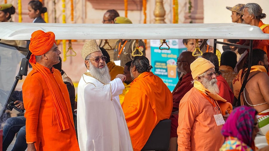 <div class="paragraphs"><p>Imam Umer Ahmed Ilyasi, Chief Imam of All India Imam Organization (AIIO), after the Ram Mandir Pran Pratisha ceremony, in Ayodhya.</p></div>