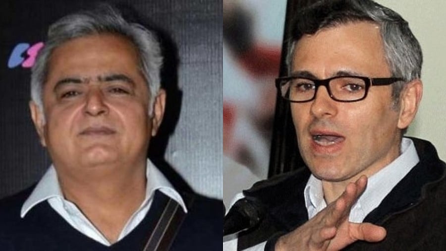 <div class="paragraphs"><p>Director Hansal Mehta(L) and National Conference vice-president Omar Abdullah. </p></div>