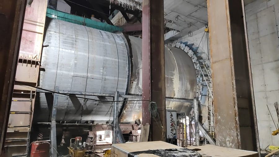 <div class="paragraphs"><p>Tunnel Boring Machine Tunga at the KG Halli metro station in Bengaluru. </p></div>