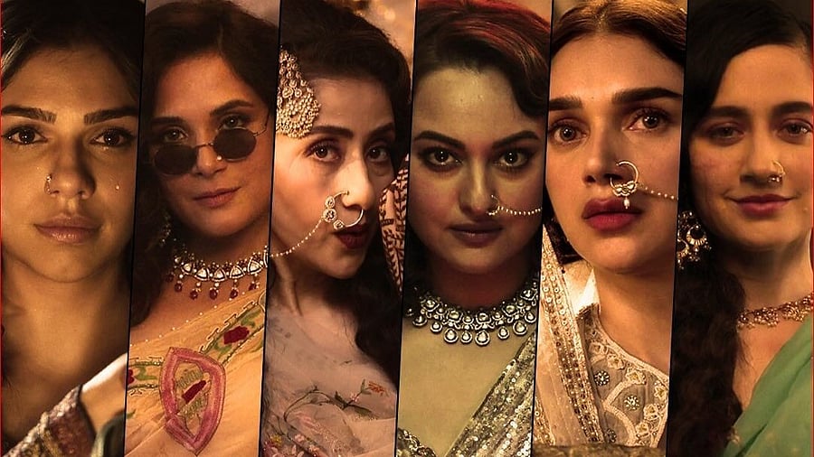 <div class="paragraphs"><p>A poster of <em>Heeramandi: The Diamond Bazaar</em>.</p></div>