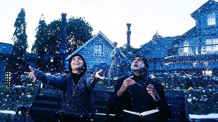 <div class="paragraphs"><p>Black (2005) - Directed by Sanjay Leela Bhansali, this movie features Amitabh Bachchan as a teacher who takes on the challenge of educating a young girl who is deaf and blind.</p></div>