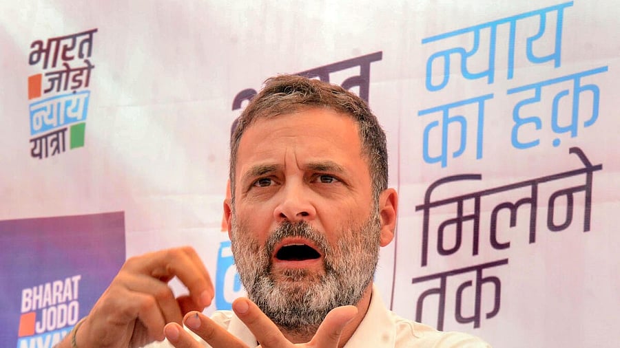 <div class="paragraphs"><p>Rahul Gandhi during the Bharat Jodo Nyay Yatra.</p></div>