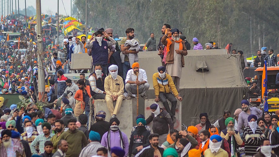 <div class="paragraphs"><p>Farmers' protests in Delhi.</p></div>