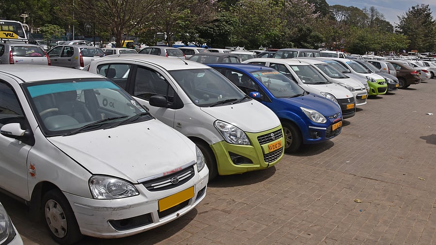 <div class="paragraphs"><p>Representative image showing&nbsp;cabs parked.</p></div>