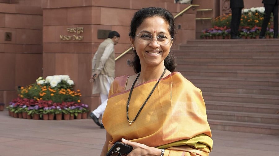 <div class="paragraphs"><p>File photo of NCP MP Supriya Sule at the Parliament House complex during the Budget session, in New Delhi. </p></div>