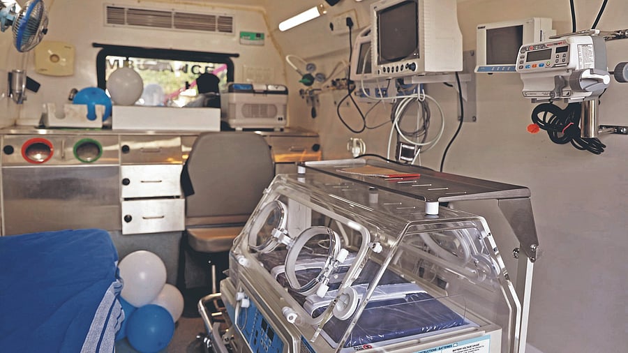 <div class="paragraphs"><p>New neonatal ambulance of Mysuru. </p></div>