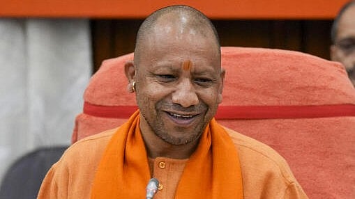 <div class="paragraphs"><p>UP CM Yogi Adityanath at a press conference after presentation of the state Budget for 2024--2025, at Tilak Hall Vidhan Bhawan in Lucknow, Monday, Feb 5, 2024.</p></div>