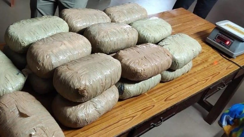 Parcels containing hybrid ganja sourced from
