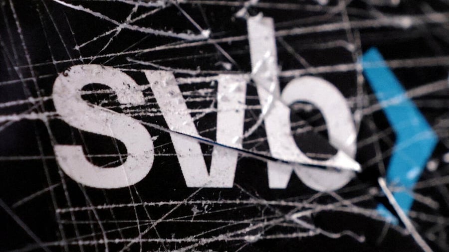 <div class="paragraphs"><p>Illustration shows destroyed SVB (Silicon Valley Bank) logo.</p></div>