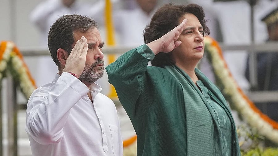 <div class="paragraphs"><p>Priyanka Gandhi with brother and Congress leader Rahul Gandhi.</p></div>